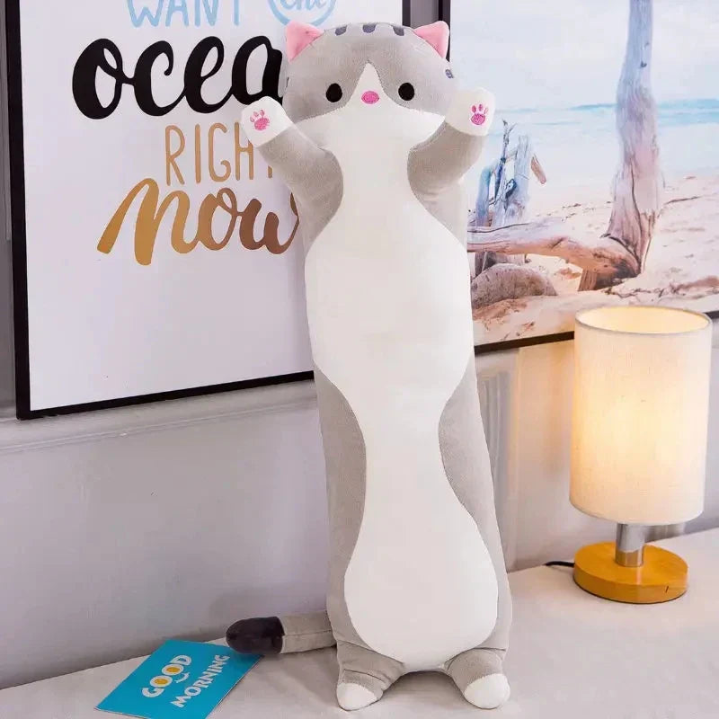 DecorBites™ Husky Side Sleeping Body Pillow - Home Decor & Gift Icon