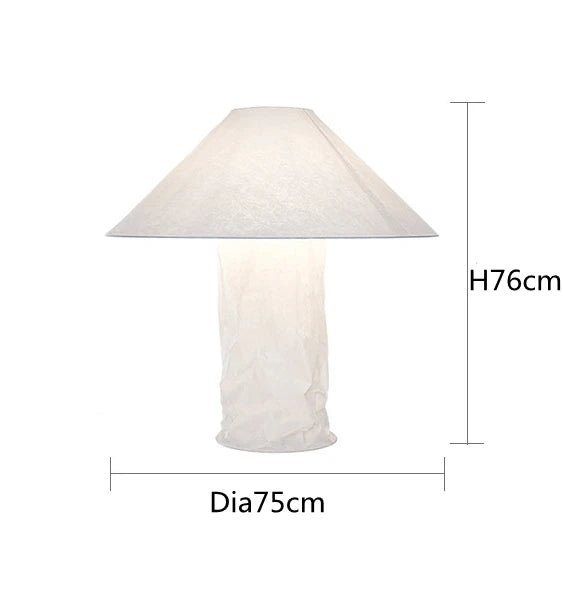 ™ Japanese Paper Floor Lamp: Nordic Design Wabi Sabi LED Table Lamp for Bedroom, Living Room