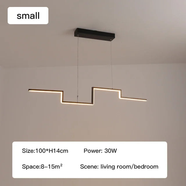 DecorBites™ LED Ceiling Chandelier Dimmable for Dining Room Kitchen Bar Pendant Lamp