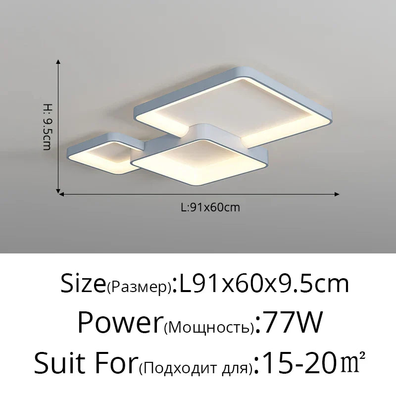 DecorBites™ LED Chandelier: Modern Indoor Lighting for Bedroom, Kitchen, Living Room, Dining Room