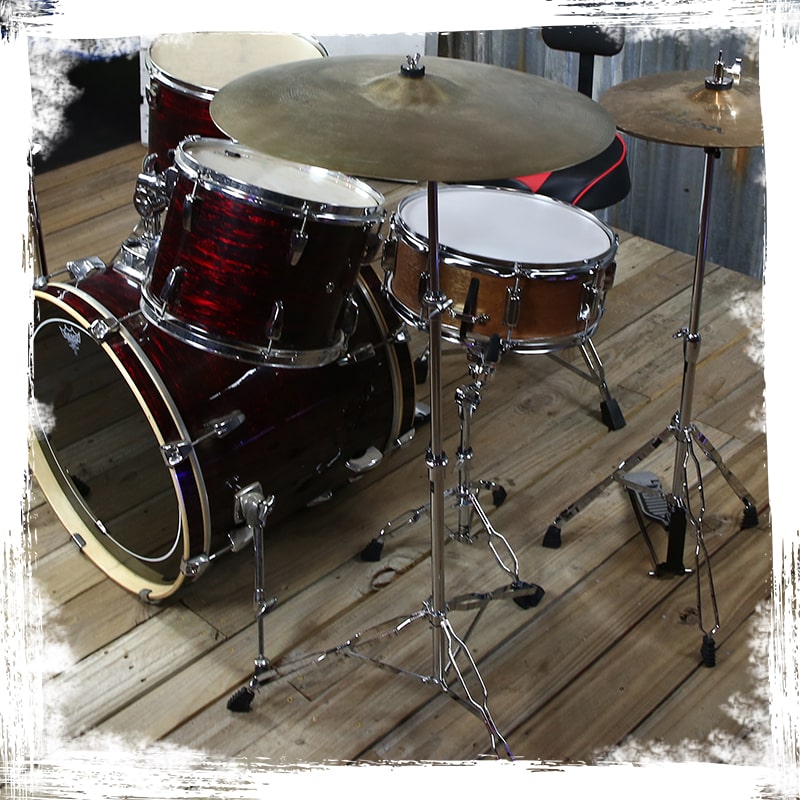 Straight Cymbal Stand by GRIFFIN | Deluxe Percussion Drum Hardware Set for Mounting Medium-Duty Crash, Ride & Splash Cymbals | Double Braced Legs, Slip-Proof Gear Holder | Light for Mobile Drummers