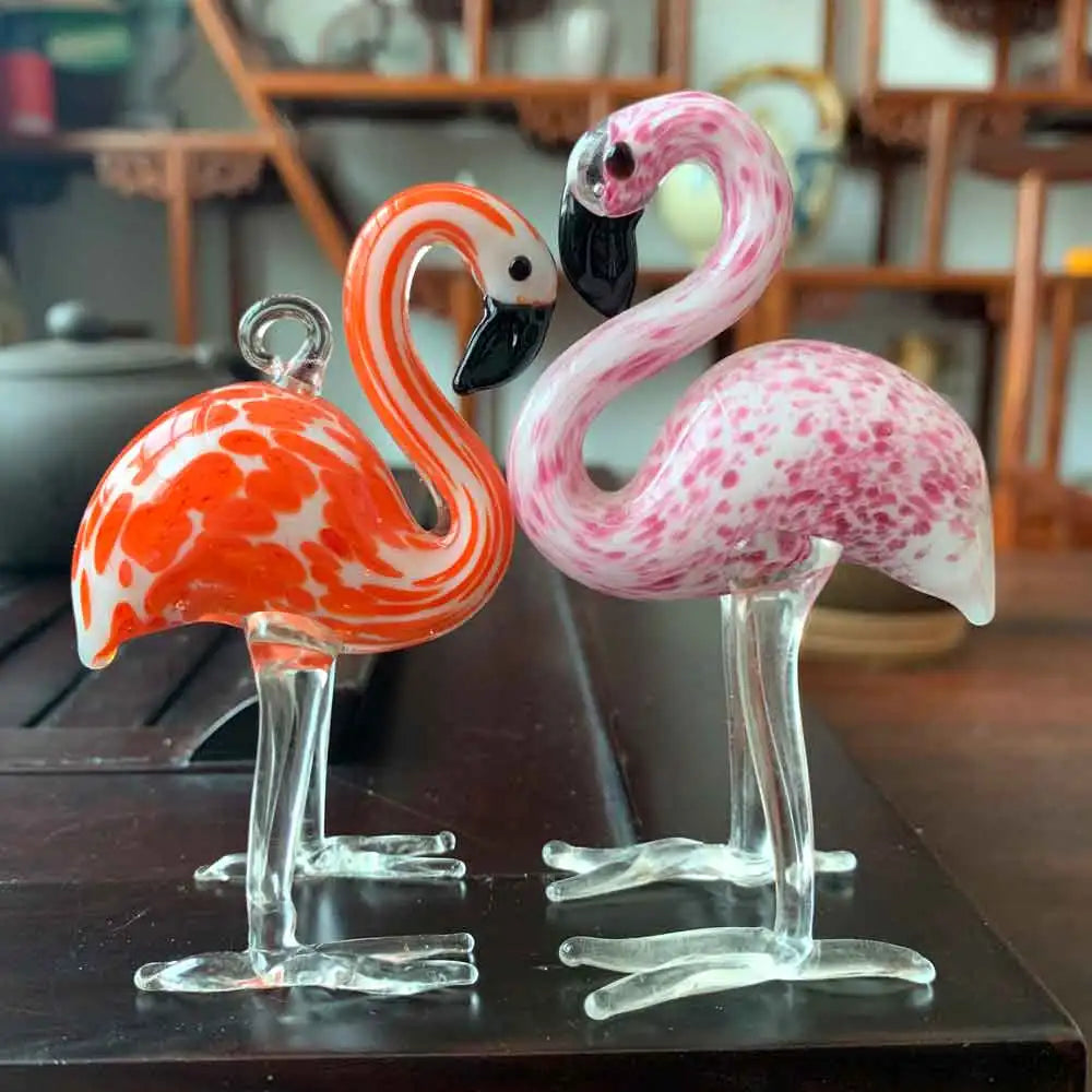 DecorBites™ Glass Animal Figurines: Hand Blown Art Collectibles for Home Decor & Gifts