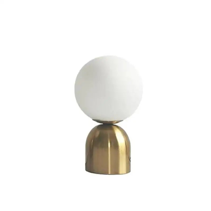 DecorBites™ Black Iron Glass Ball Table Lamps - Nordic LED Lighting Fixture for Home Decor