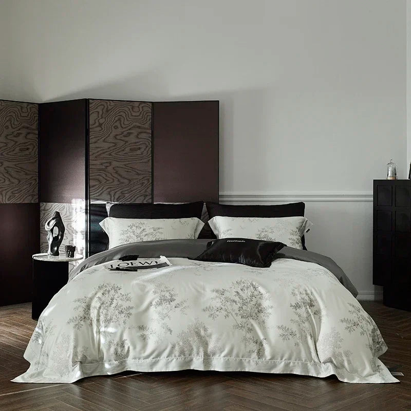 ™ Luxe 100s Egyptian Cotton Bedding Set: Sheet, Blanket, Cover, Pillowcase