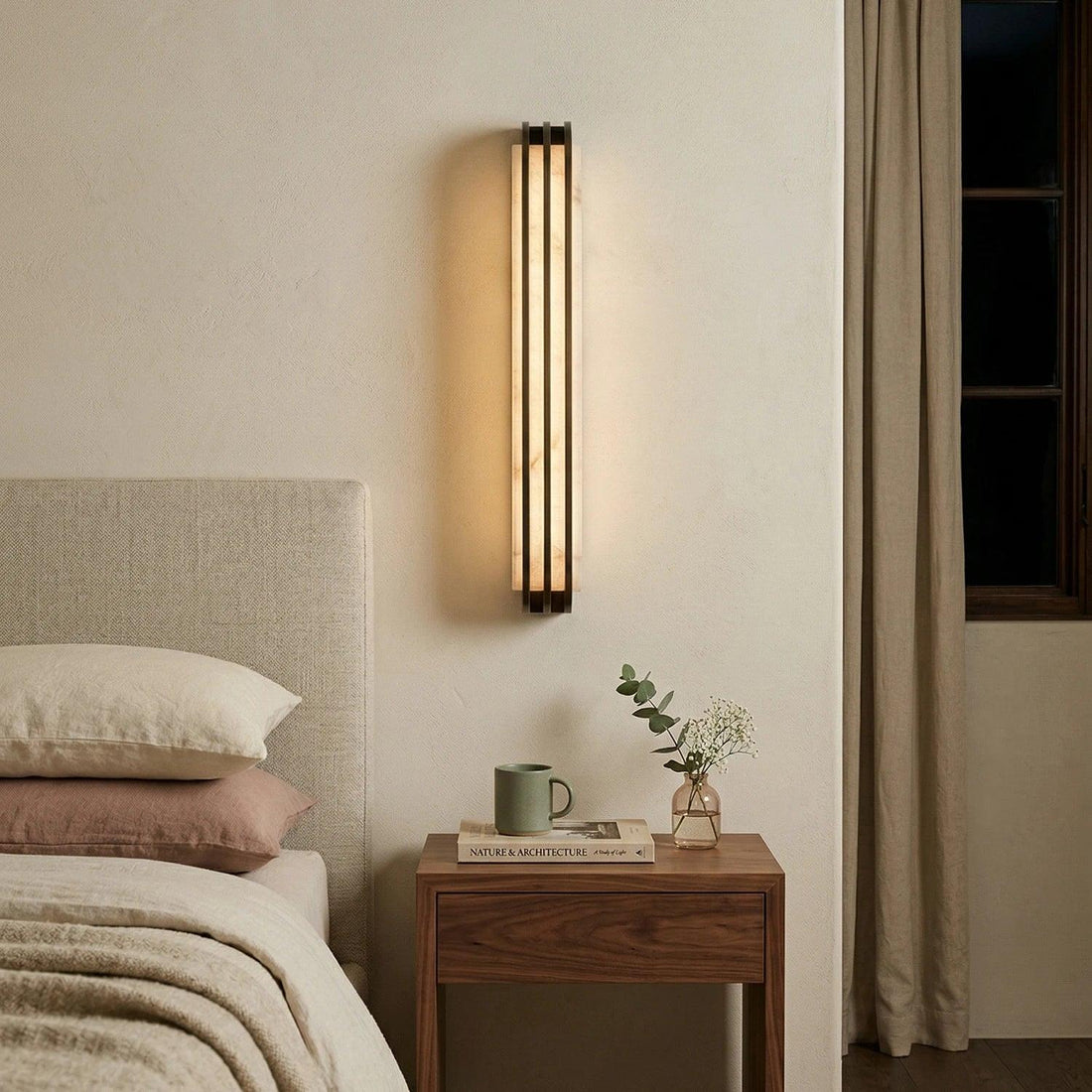 Virex Layered Alabaster Wall Light