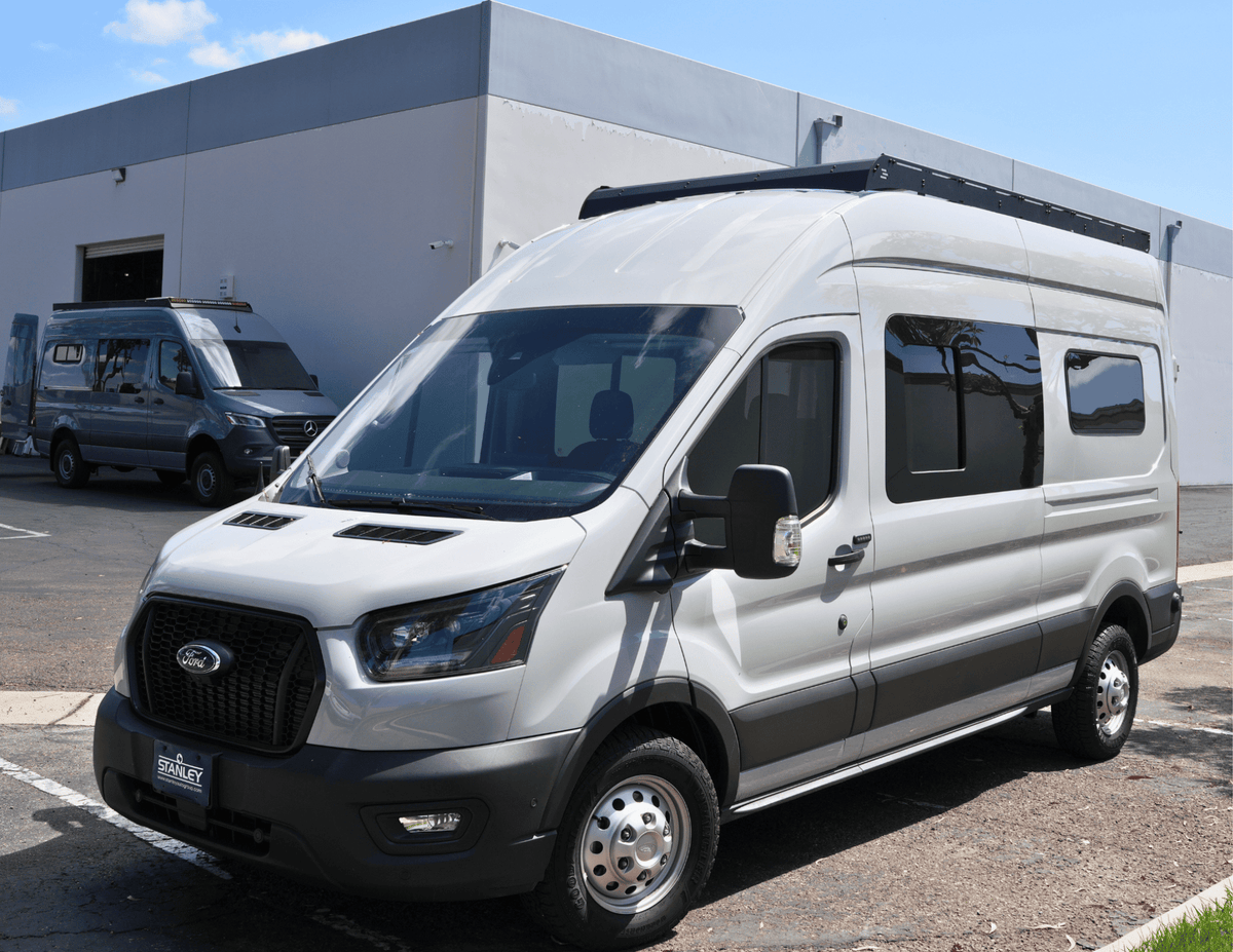 TRANSIT VAN 148" HIGH ROOF STRATA ROOF RACK, dimensions