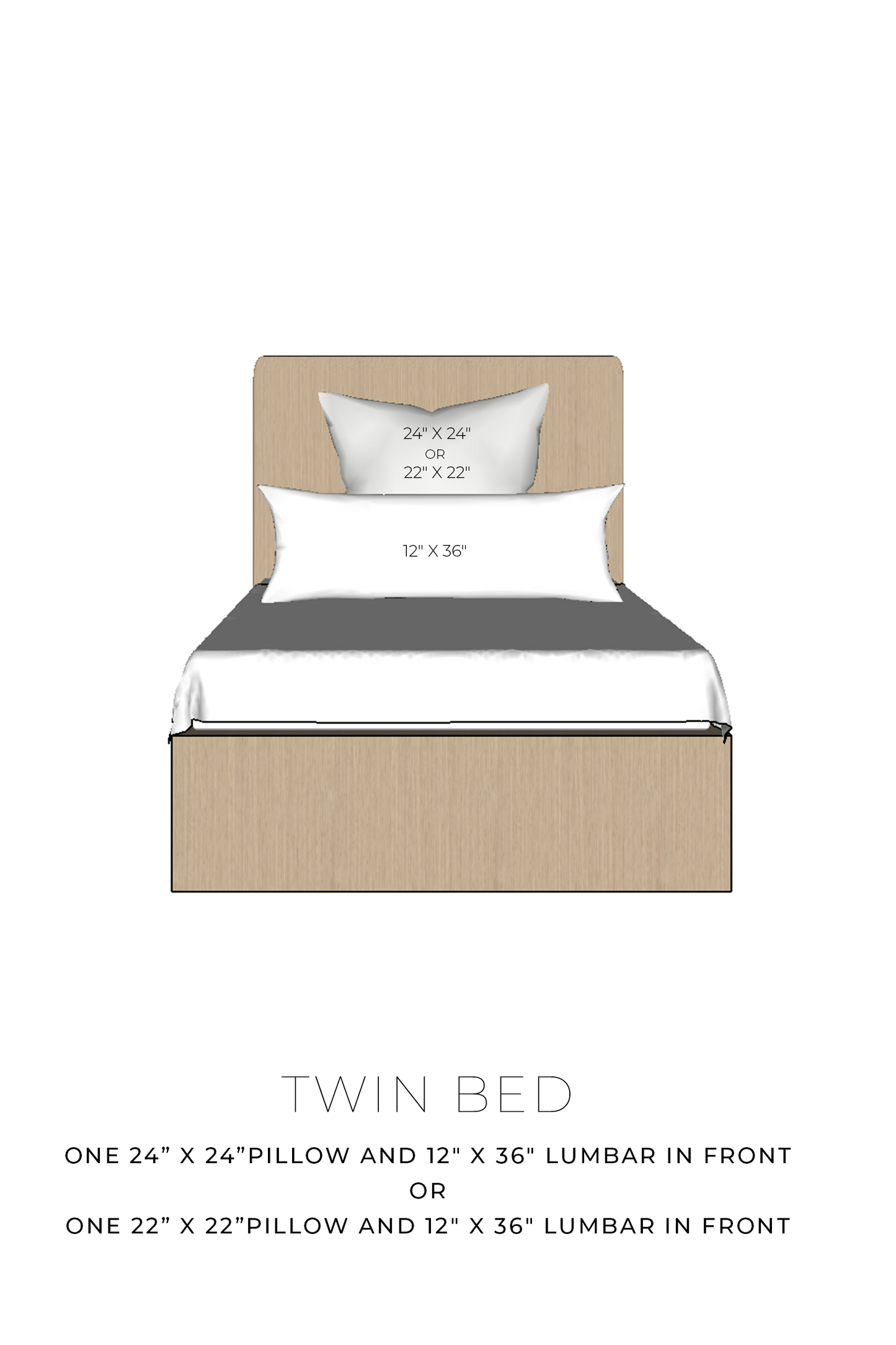Whisper Slub Chenille Pillow - Bone - 2 Sizes