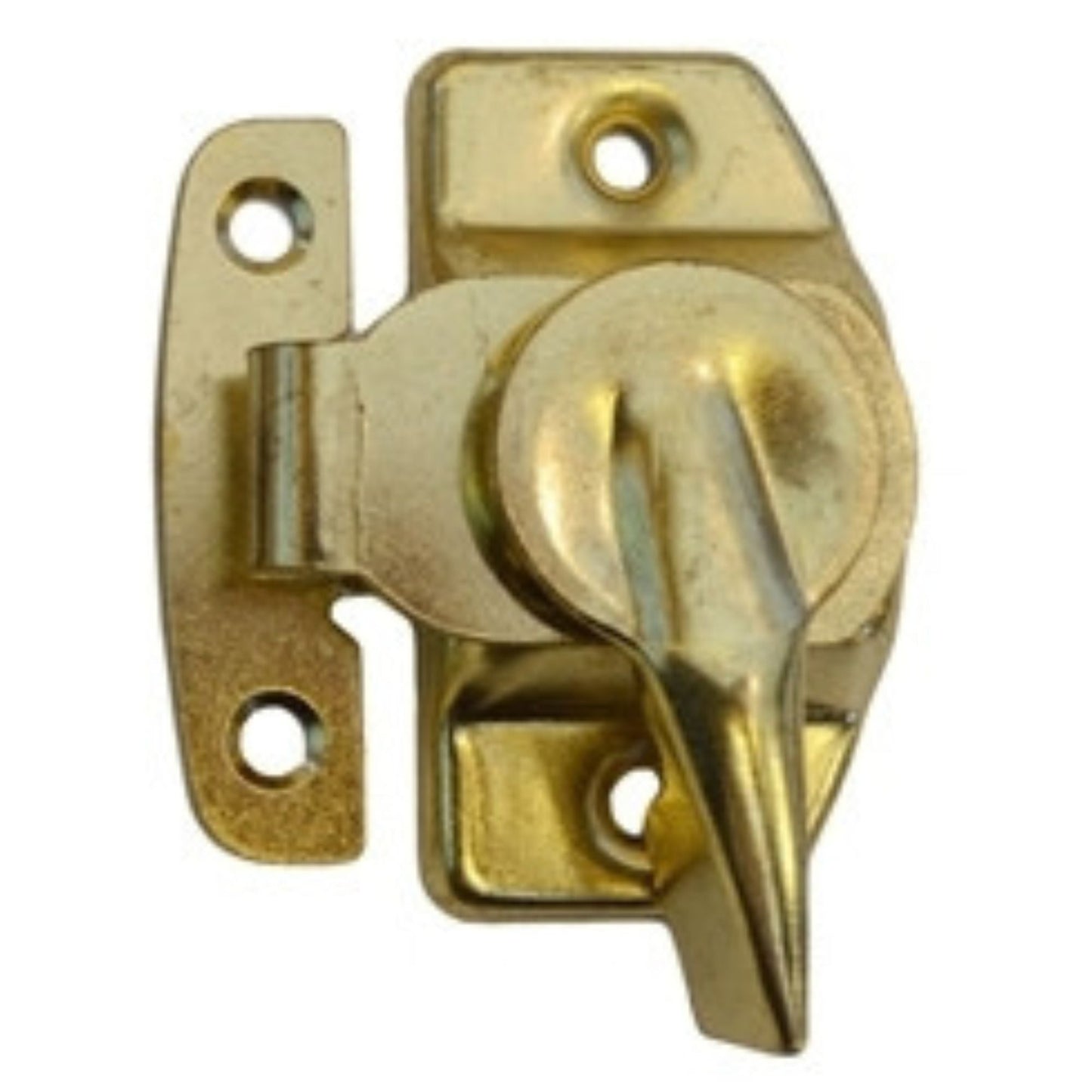 Secure Brass Table Lock - Heavy-Duty Steel Construction with Easy Installation