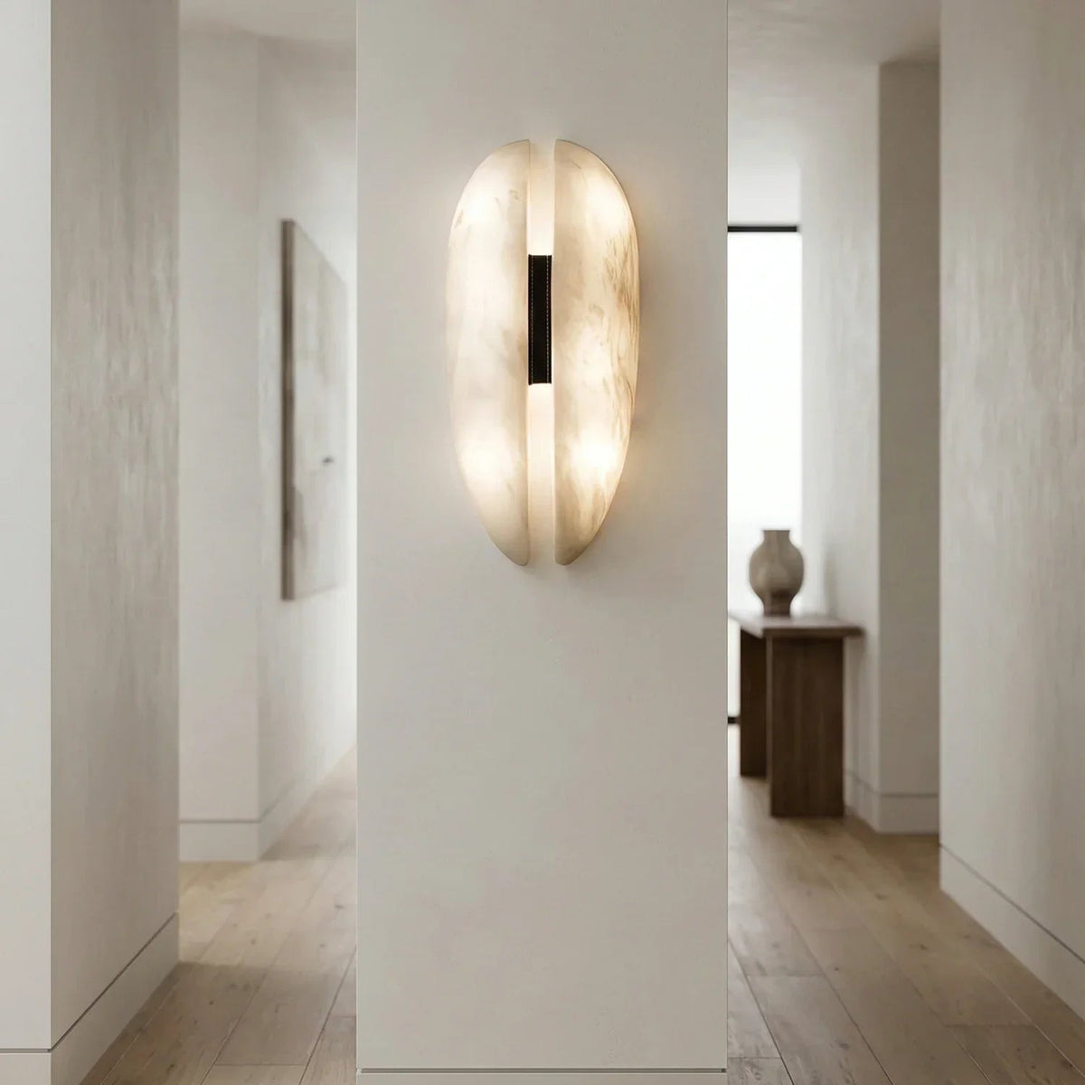 Alabaster Veil Wall Sconce