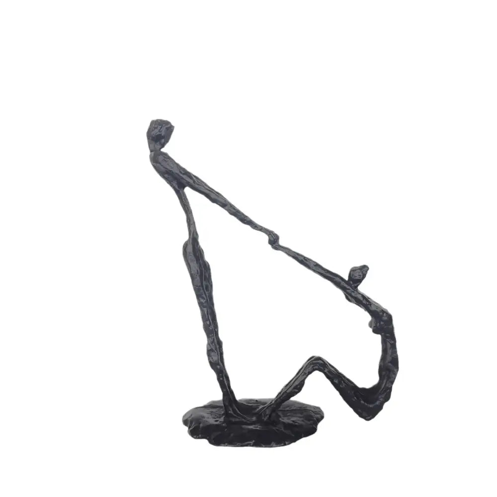 Abstract black hand dance sculpture living room adolescence decor