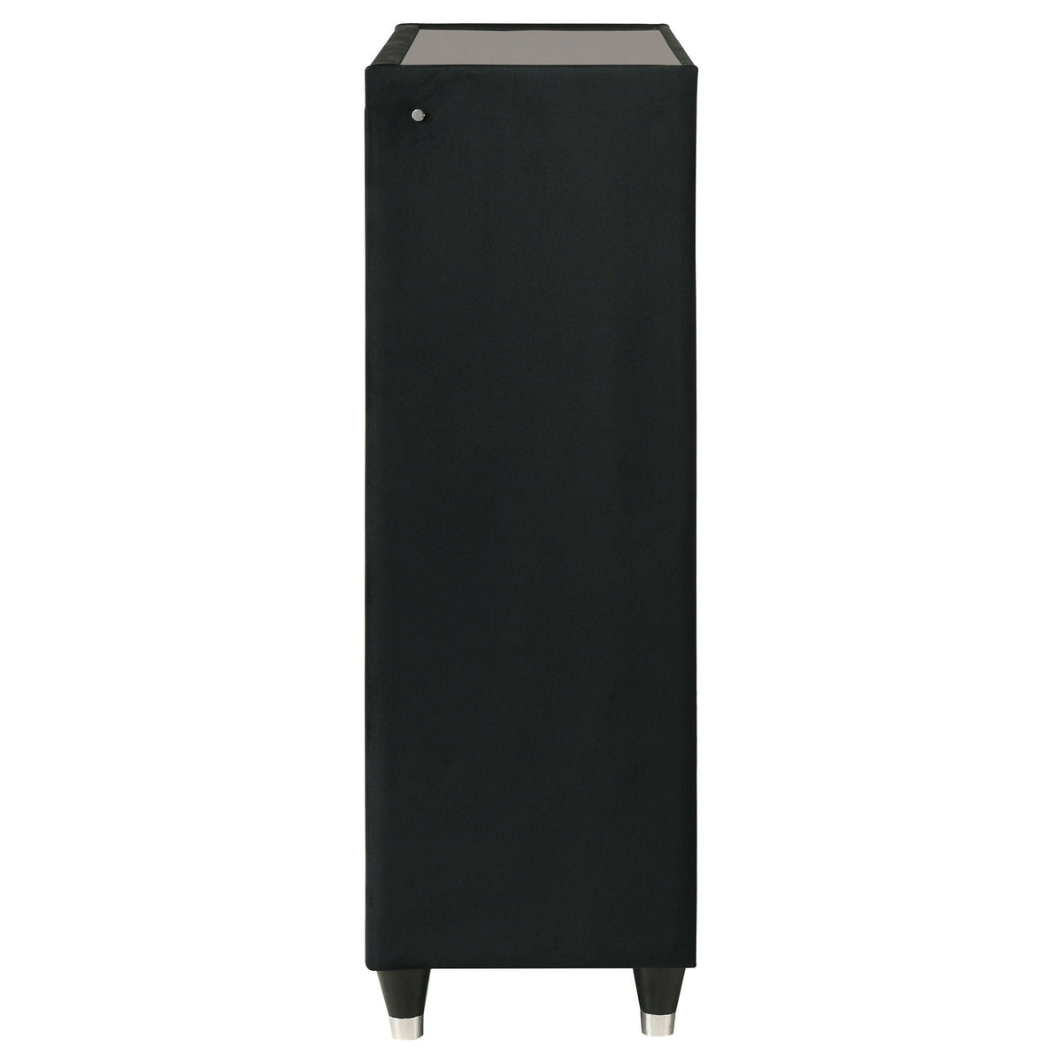 Lorient 5-drawer LED Chest of Drawers Black
