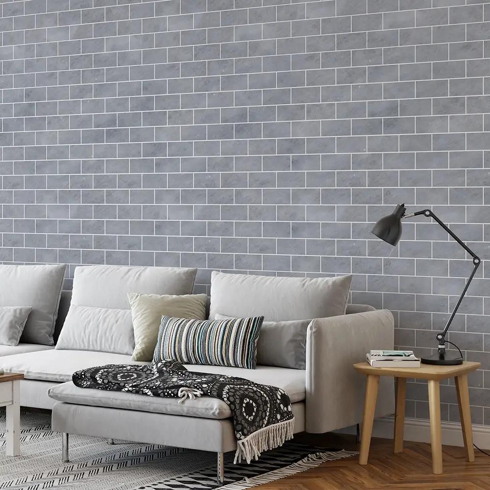 Bardiglio Light Polished Marble Tiles 2 3/4x5 1/2
