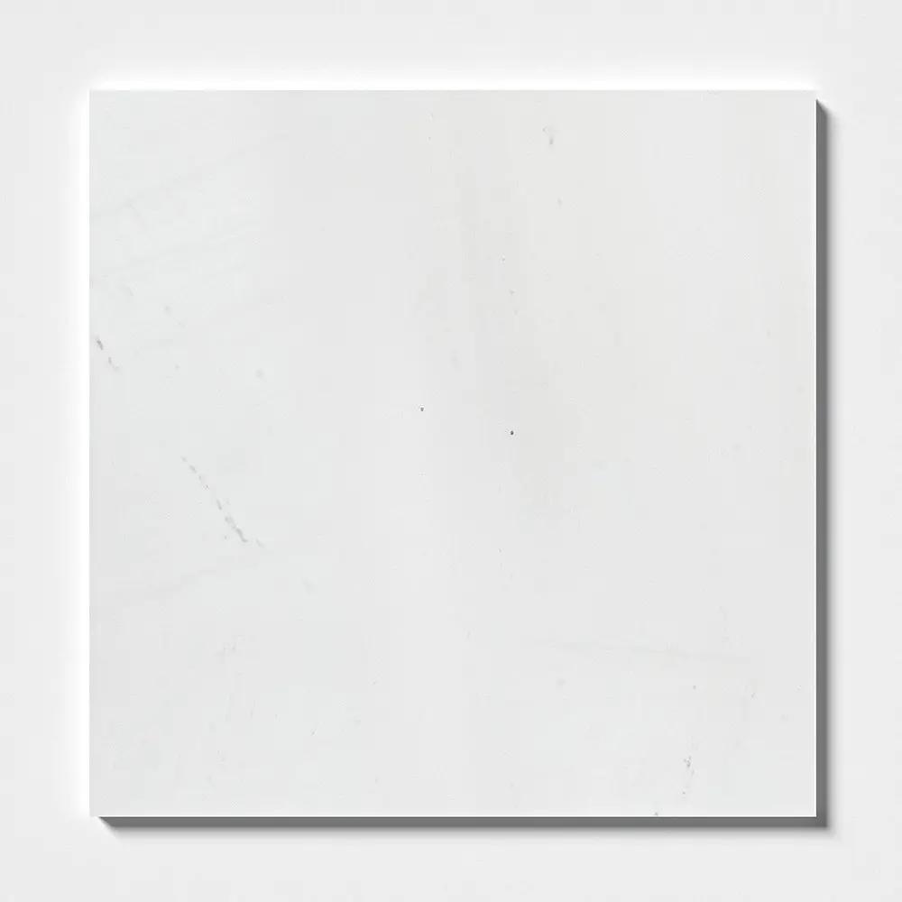 Alpina White T Honed Marble Tiles 18x18