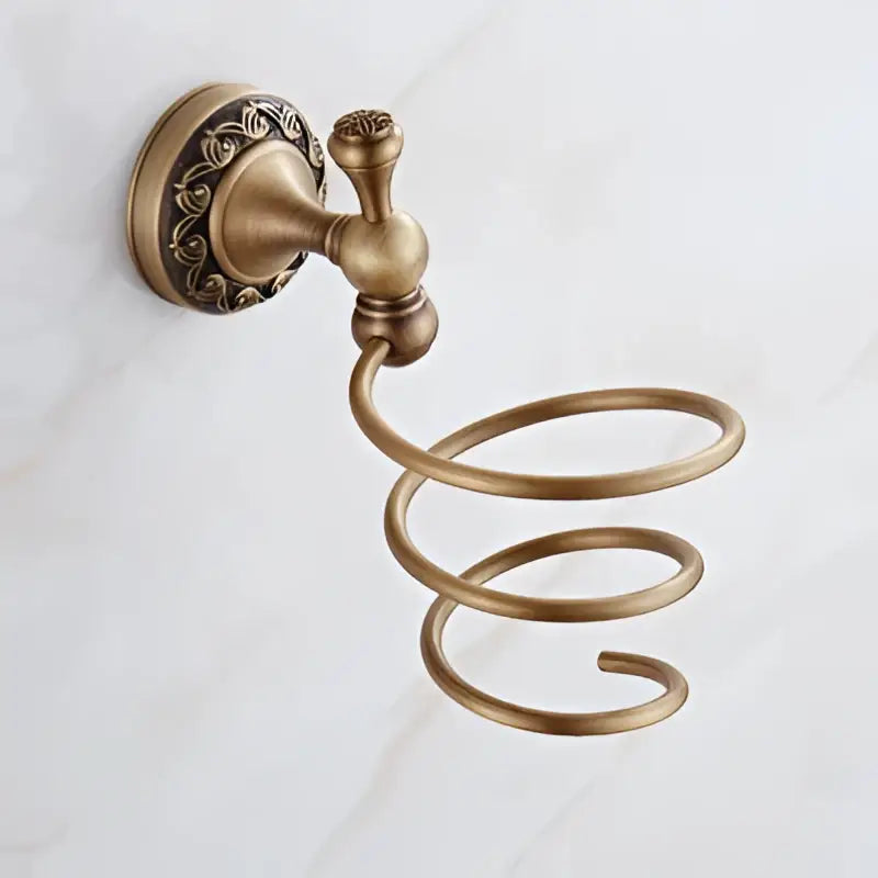 Antique brass bath hardware set bathroom vintage wall fixtures