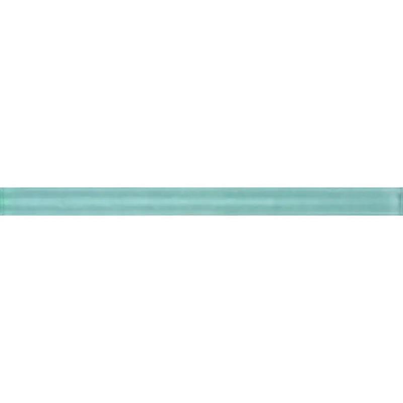 Aquamarine Matte Glass Tiles 5/8x9