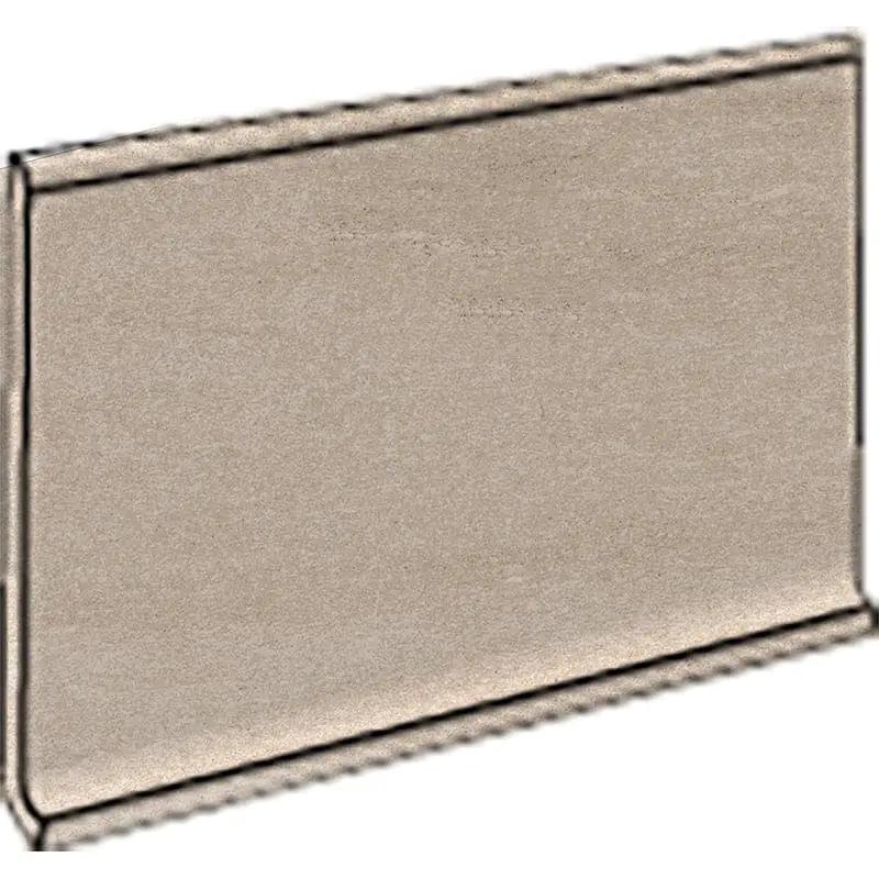 Atelier Sand Honed Cove Base Concrete Look Porcelain Mouldings 6x12
