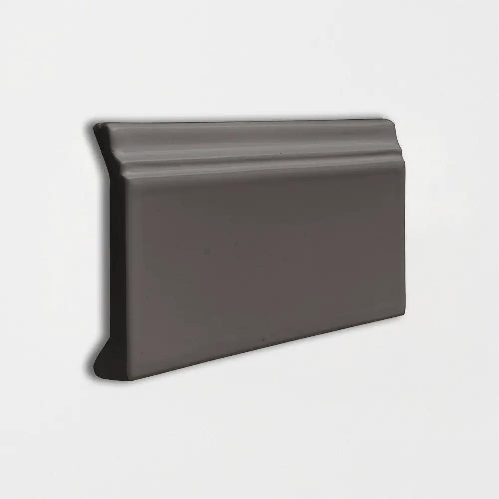 Coffee Glossy Base Trim Ceramic Moldings 4 3/16x6