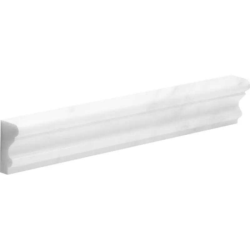 Bella White Polished Andorra Marble Moldings 2x12