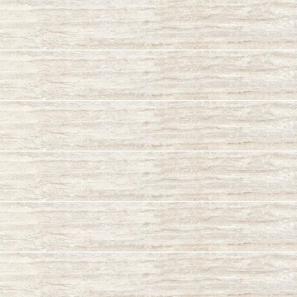 Bianco C Matte Bullnose Porcelain Tiles 4x24