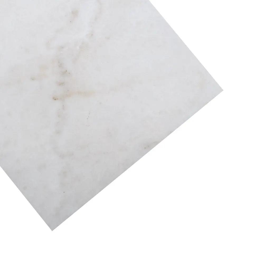 Bianco Crystal Polished Marble Look Porcelain Tiles 12x24