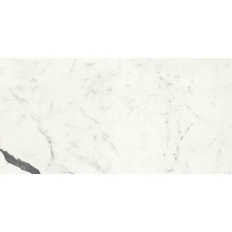 Bianco S Polished Marble Look Porcelain Tiles 12x24