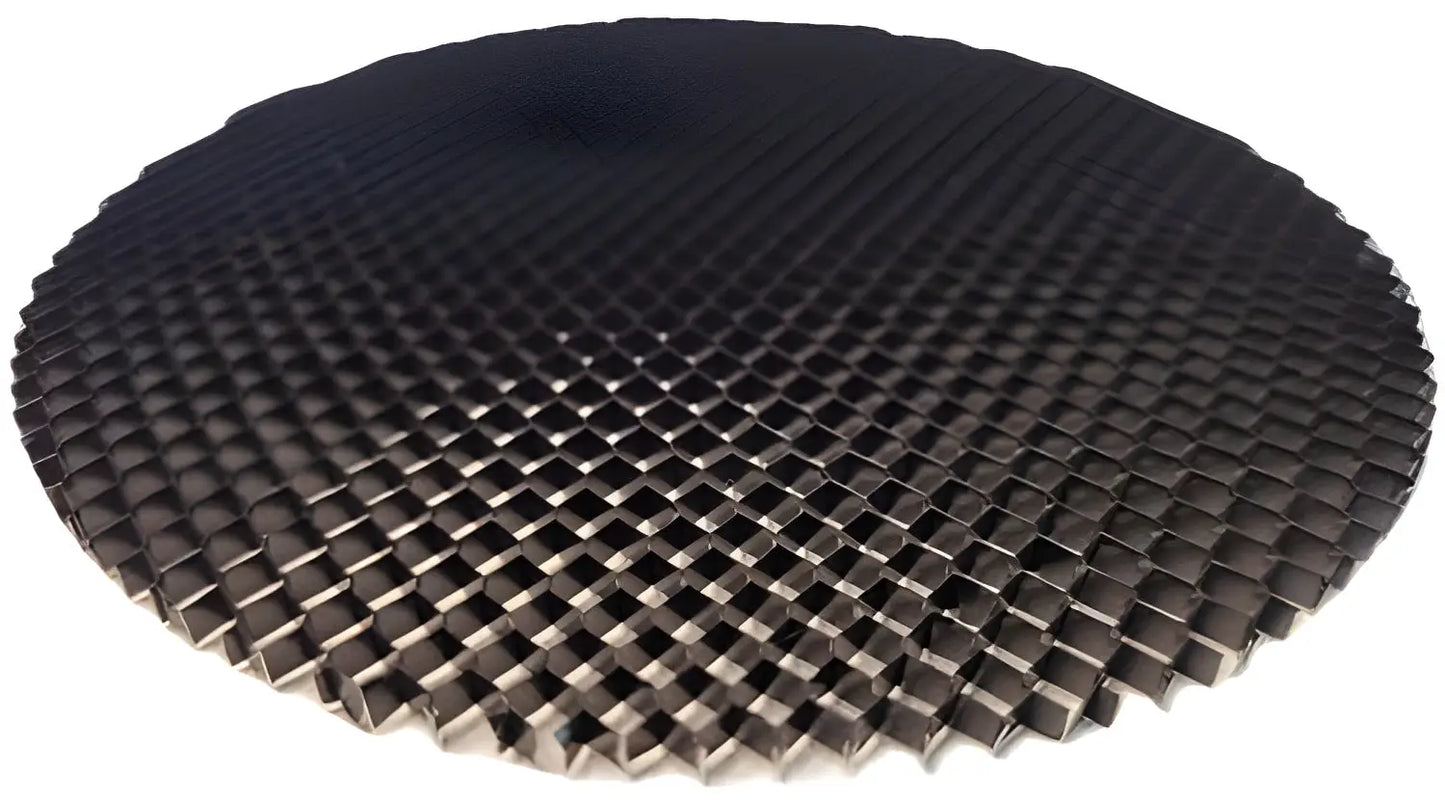 Black Aluminum Honeycomb Light Louver | PAR20, PAR30, and Some PAR38 Bulbs