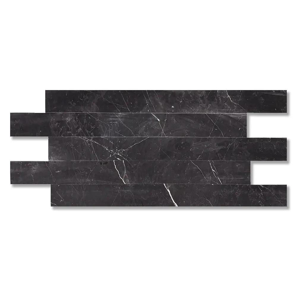Black Honed Marble Tiles 4x48