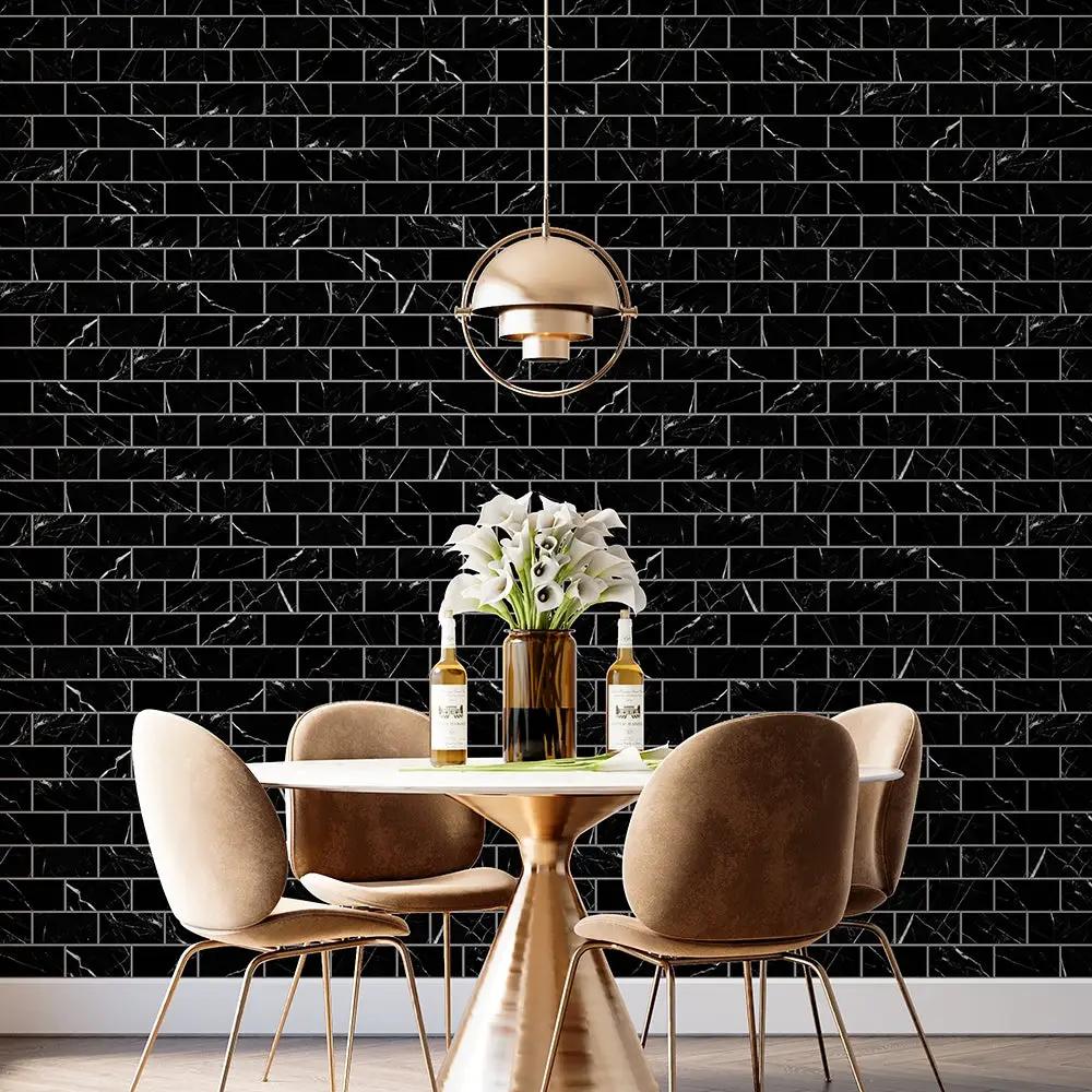 Black Honed Marble Tiles 2 3/4x5 1/2