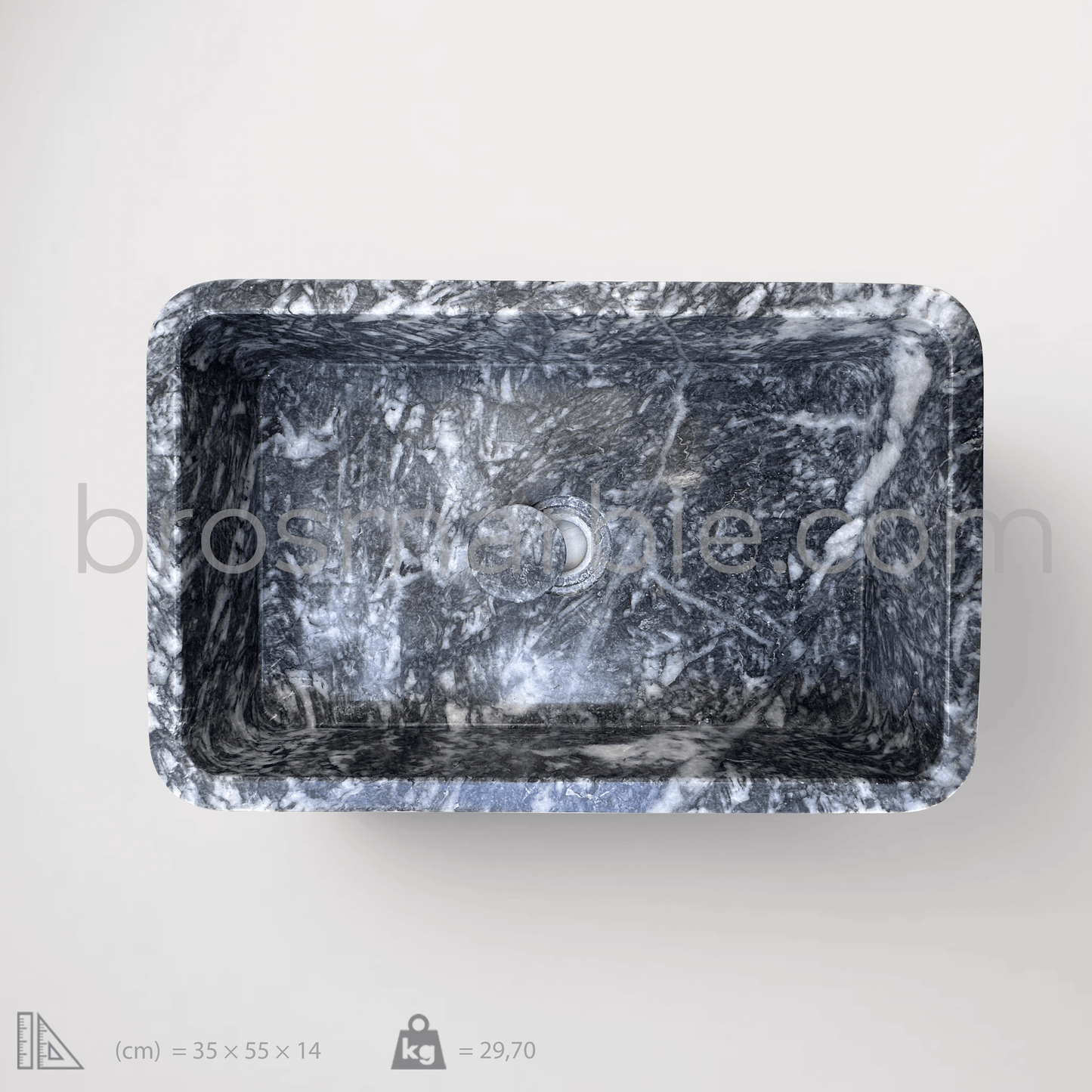 Black Marble Sink