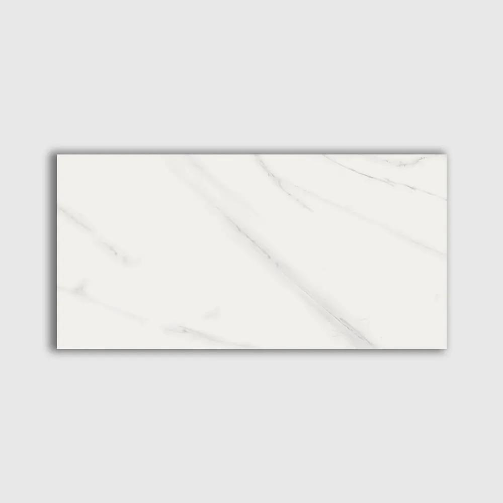 Blanco Polished Marble Look Porcelain Tiles 12x24
