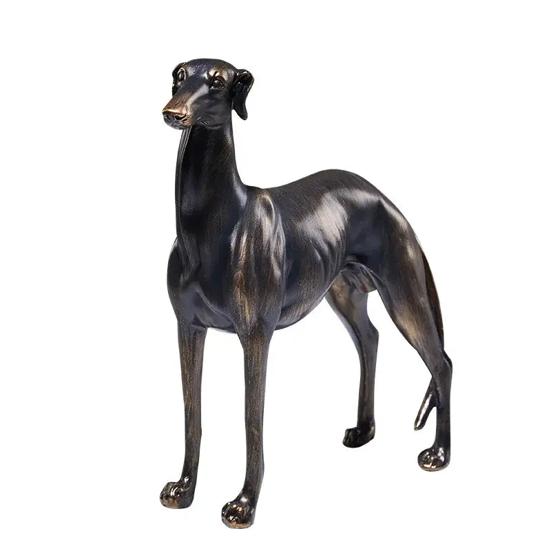 Bronze bronze greyhound dog figurine living room decor