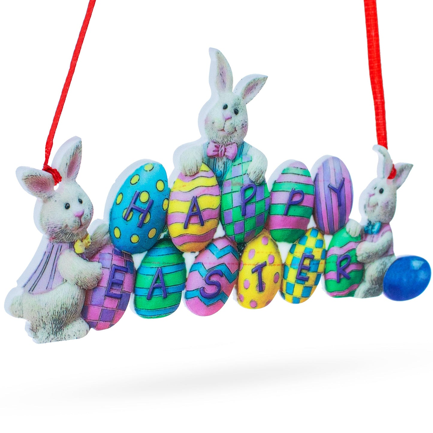 Happy Easter Decoration Easter Eggs Pendant