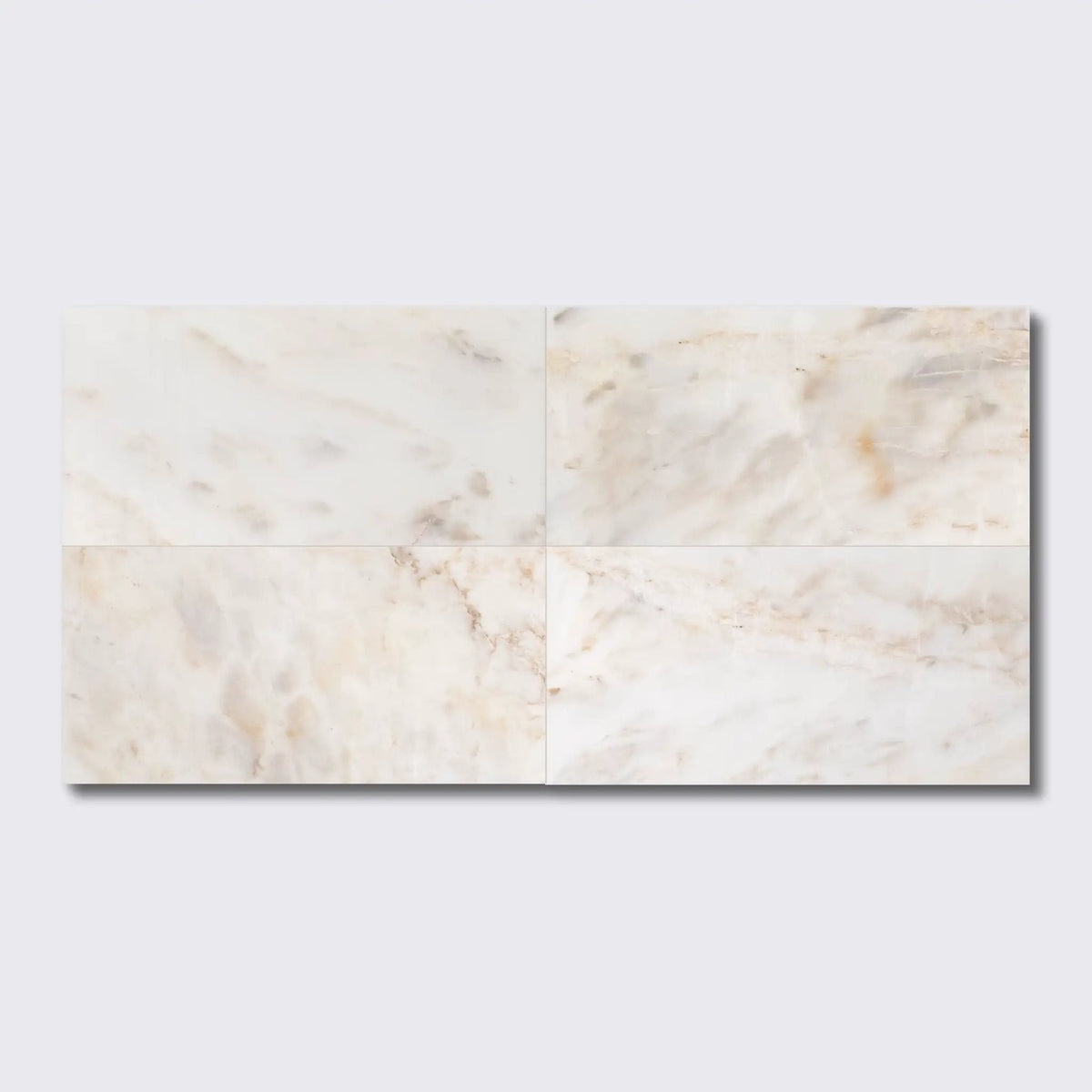 Calacatta Miele Classic Honed Marble Tiles 12x24