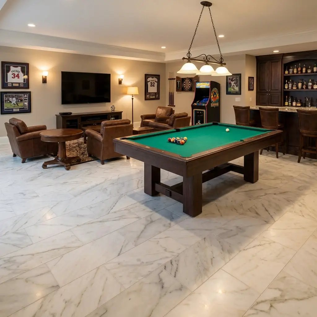 Calacatta Gold Honed Marble Tiles 12x24