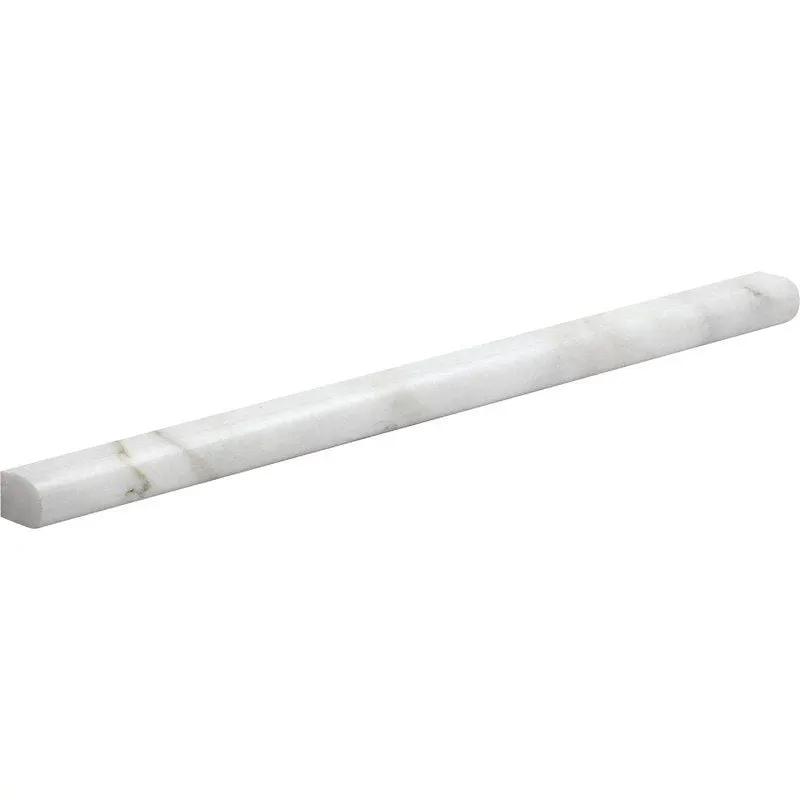 Calacatta Gold Honed Pencil Liner Marble Moldings 1/2x12