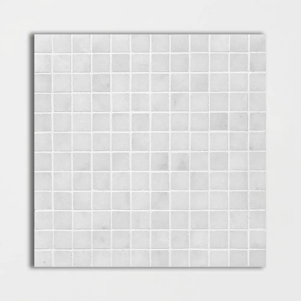 Calacatta T Honed 1x1 Marble Mosaics 12x12