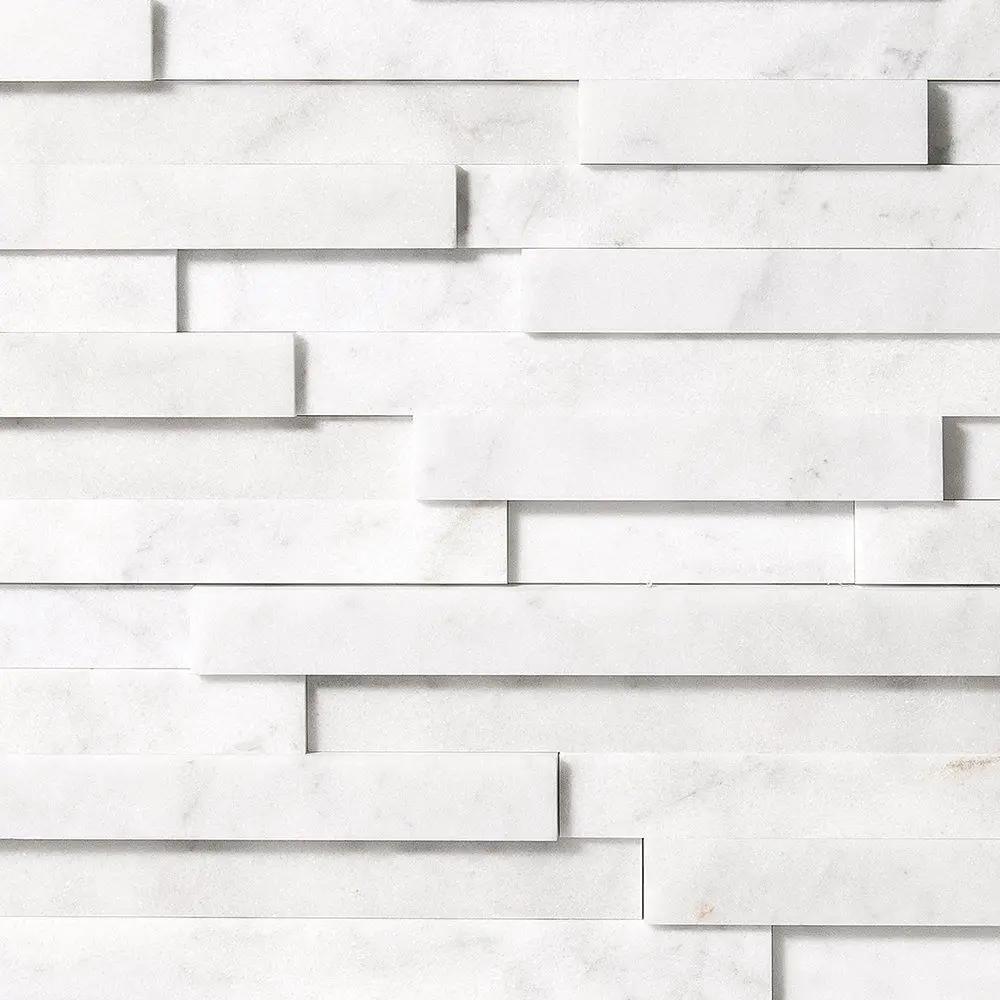 Calacatta T Honed Marble Wall Decos Elevations Pattern