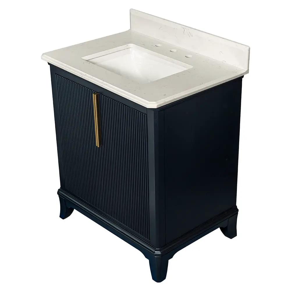 Carrara Grosvenor Nayv Blue Bathroom Vanities 31x22