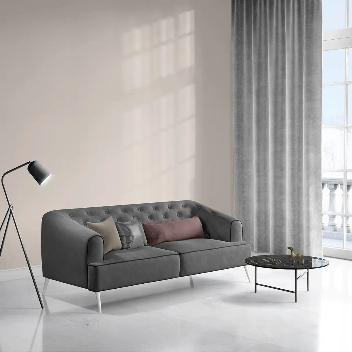 Carrara T Polished Marble Tiles 12x24