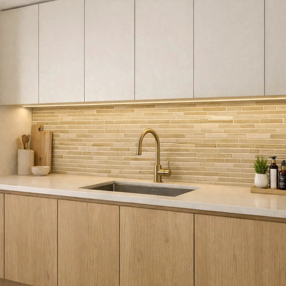 Cedro Gloss/matte Interlocking Slides Glass Mosaics 12x12