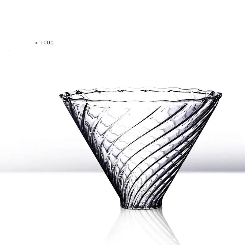 Clear glass barista kettle pot pour over coffee set kitchen