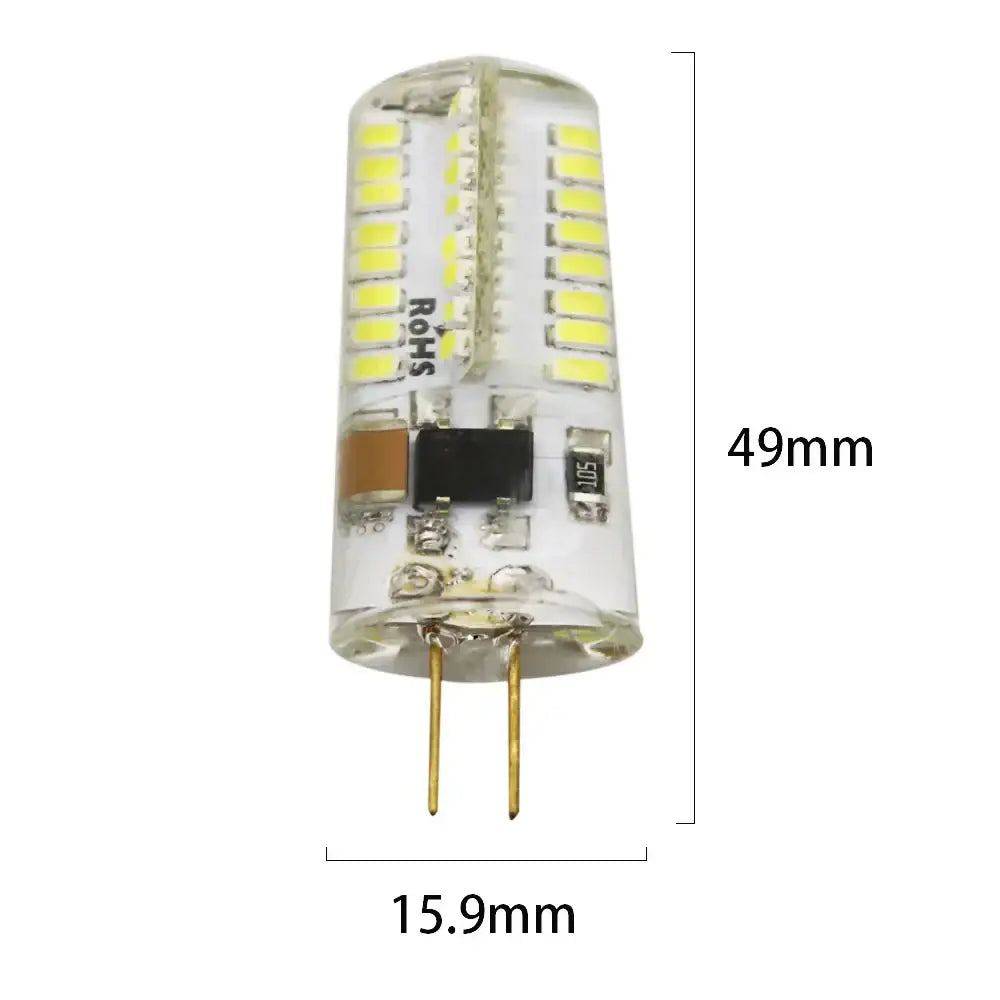 Clear glass led chandelier bulb dining room corn spotlight