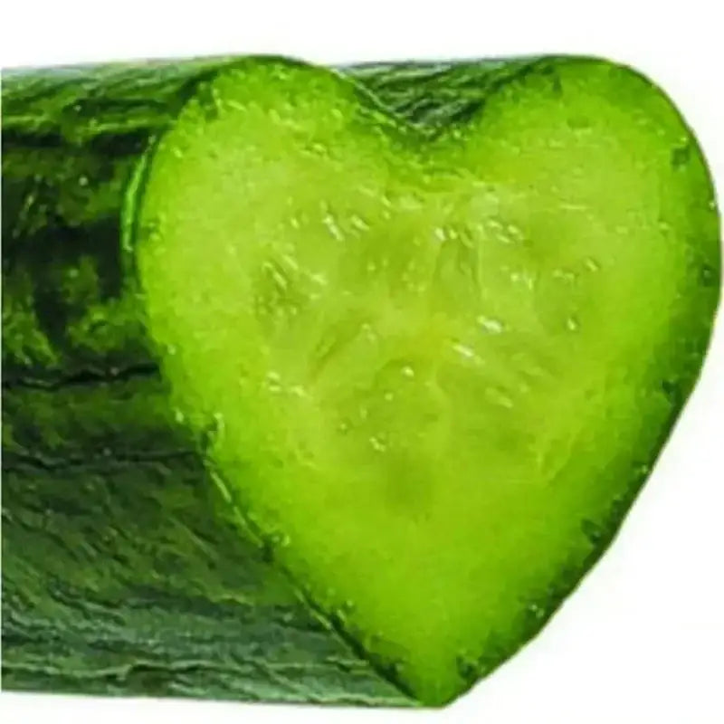 Clear heart shaped cucumber growth mold kitchen vegetable growth tool