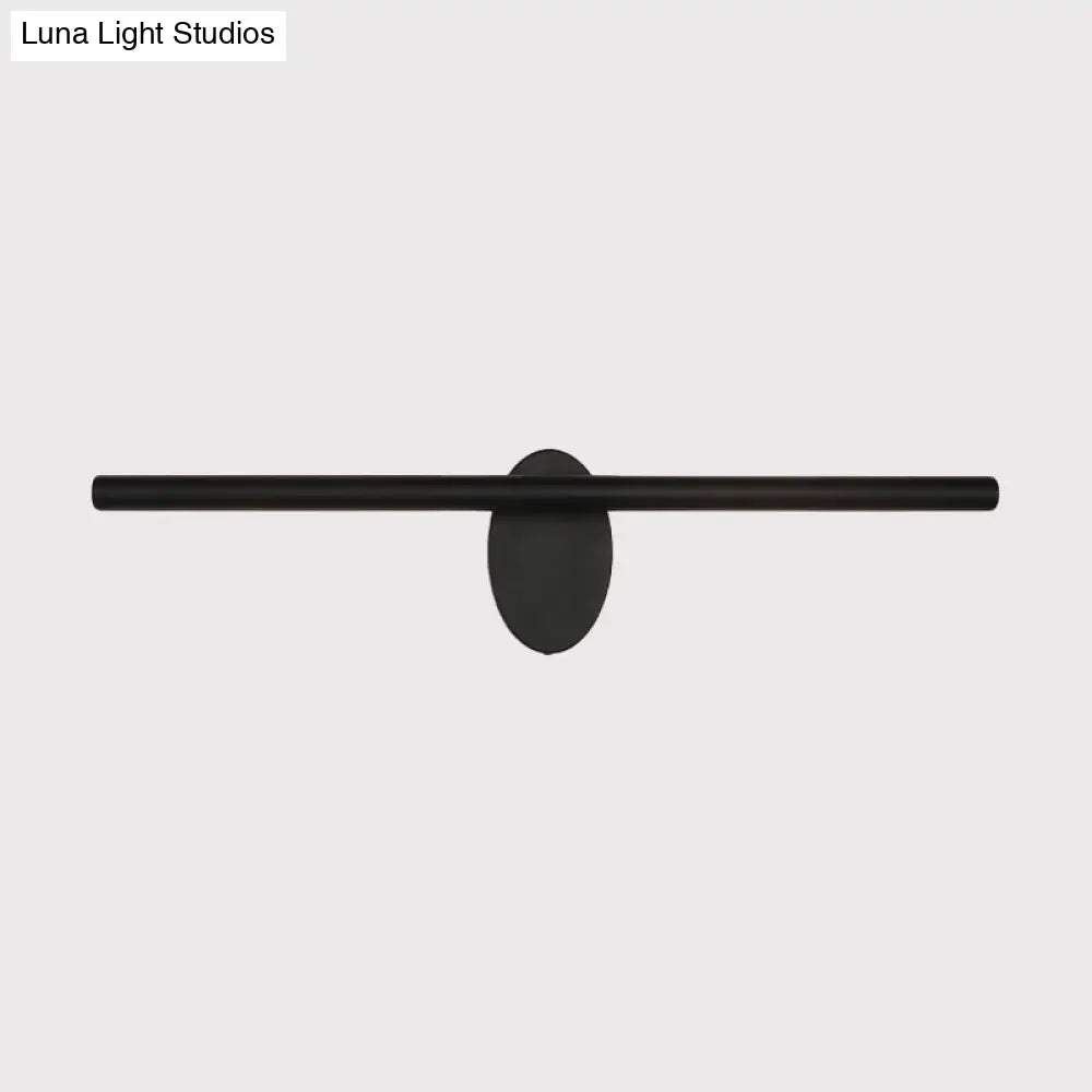 DecorBites™ Contemporary Metal Linear LED Vanity Light Wall Sconce in Black