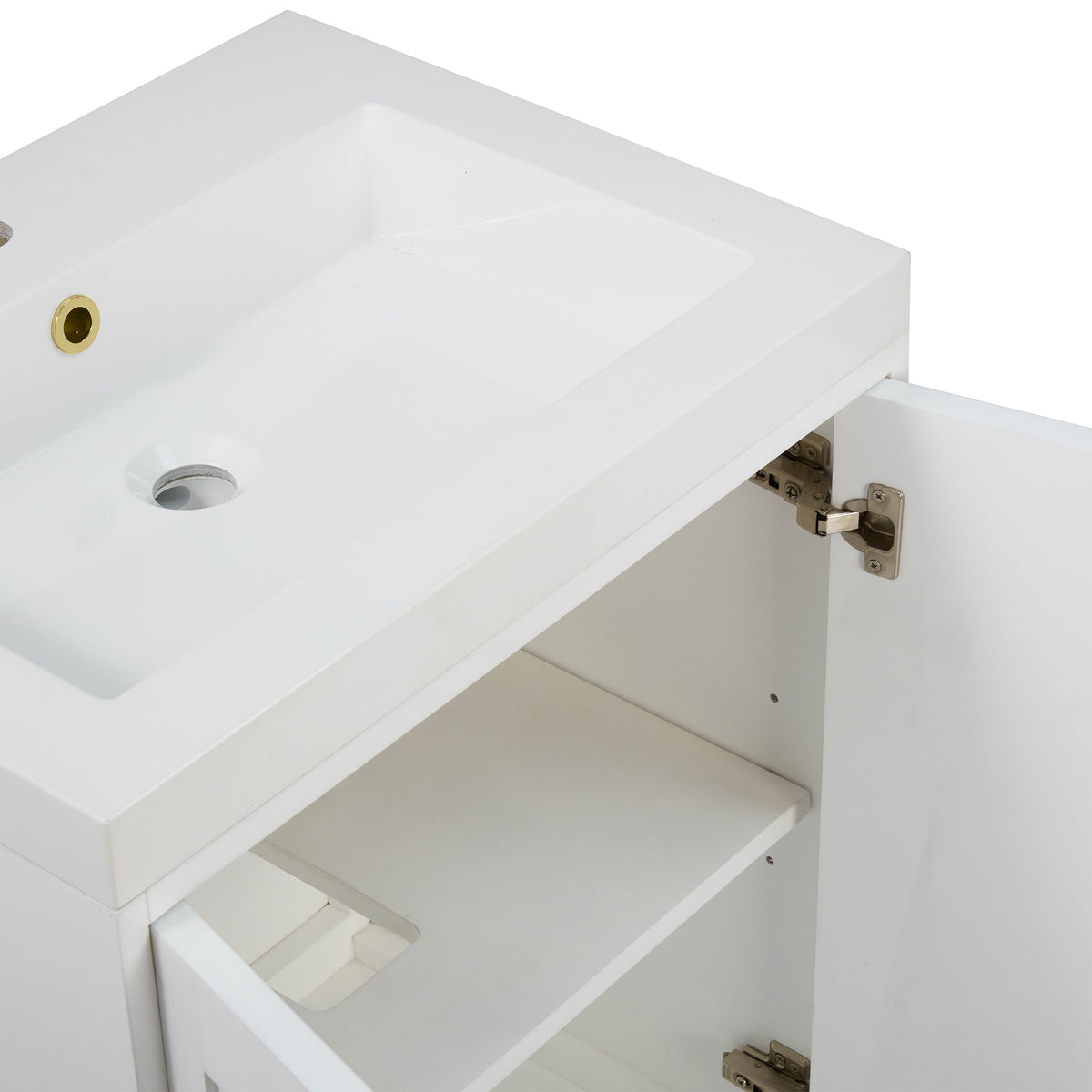 James Martin Chianti 24" Single Bathroom Vanity, Glossy White