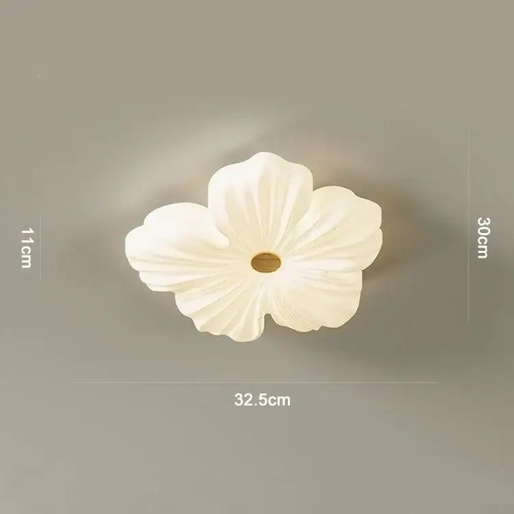 Cream wind flower eye protection ceiling light living room