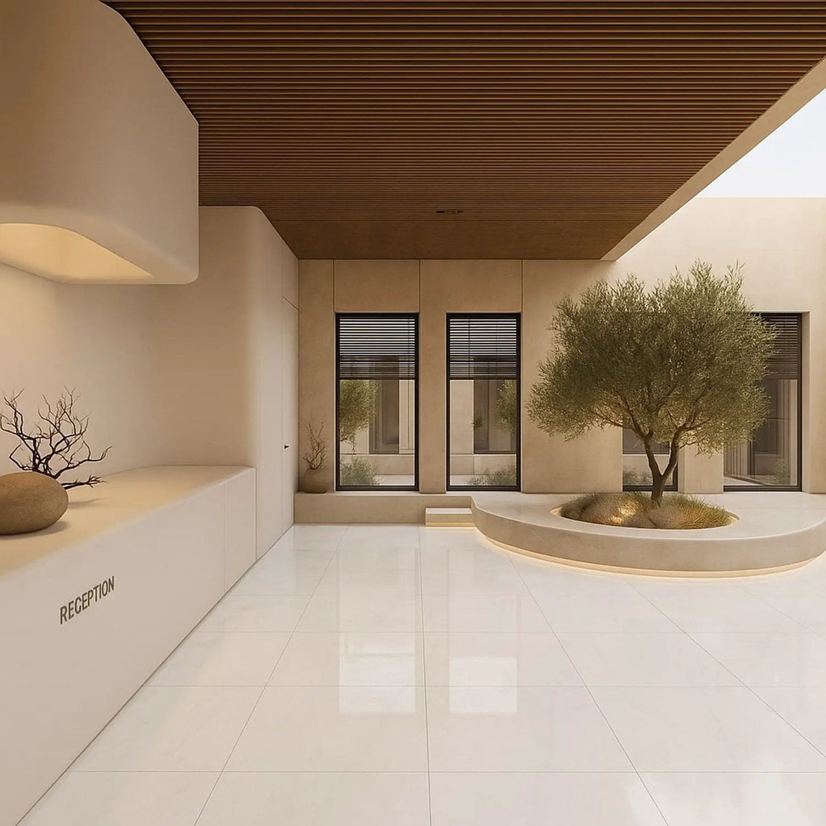 Bianco Crystal Polished Marble Look Porcelain Tiles 24x24
