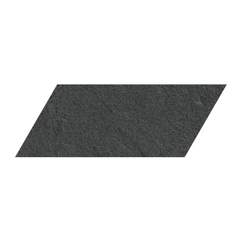 Dark Flow Matte Gramma 66 Sx Stone Look Porcelain Accent Tiles 15 7/16x7 43/64