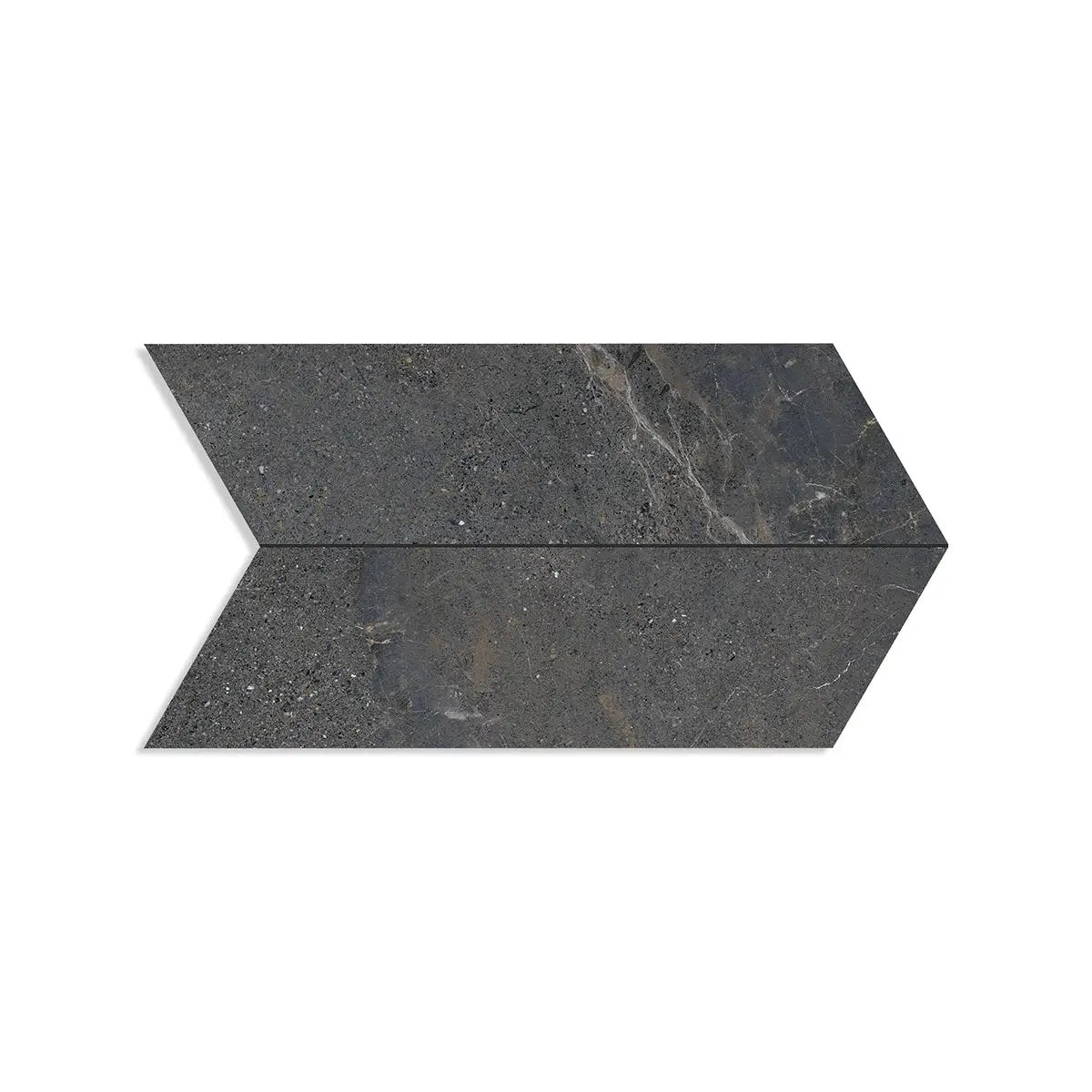 Dark Matte Porcelain Tiles 5 45/64x19 1/2