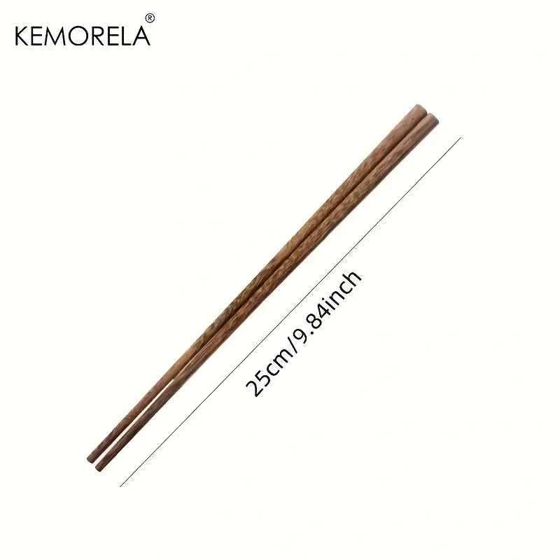Japanese style natural wooden chopsticks set with tray dining room